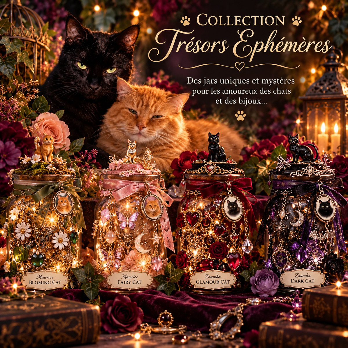 🕯✨️LES TRÉSORS ÉPHÉMÈRES DE MYSTERY CAT