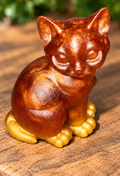 Petit Chat Porte-Bonheur en Résine 🐾